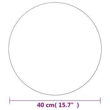 Wandspiegel 40 cm Rund Glas 