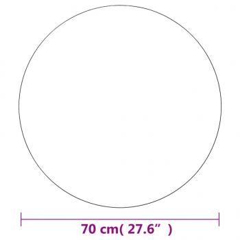 Wandspiegel 70 cm Rund Glas 