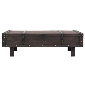 Couchtisch Massivholz Vintage-Stil 120x55x35 cm