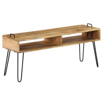 TV-Tisch Massivholz Mango 110x35x45 cm