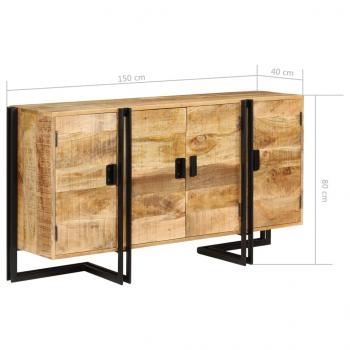 Sideboard Massivholz Mango 150x40x80 cm