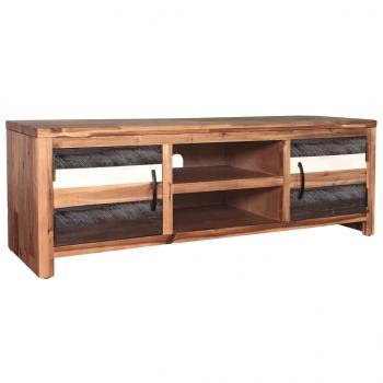 ARDEBO.de - TV-Schrank Massivholz Akazie 120x35x40 cm