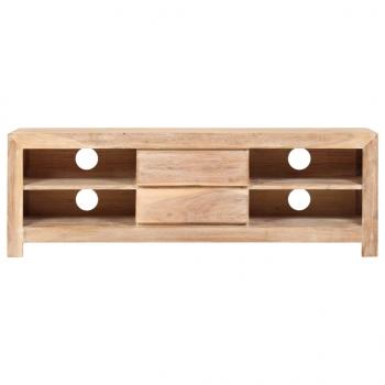 TV-Schrank Akazienholz Massiv 120 x 30 x 40 cm Hellbraun