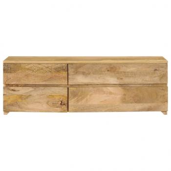 TV-Schrank Massivholz Mango 110x30x40 cm