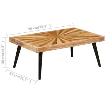 Couchtisch Massivholz Mango 90x55x36 cm