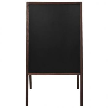 Tafel Kundenstopper Doppelseitig Zedernholz Freistehend 60×80cm