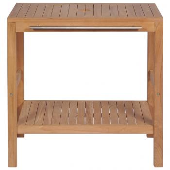 Waschtischunterschrank Massivholz Teak 74x45x75 cm