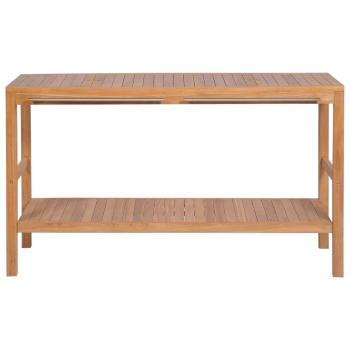 Waschtischunterschrank Massivholz Teak 132x45x75 cm