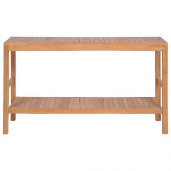 Waschtischunterschrank Massivholz Teak 132x45x75 cm