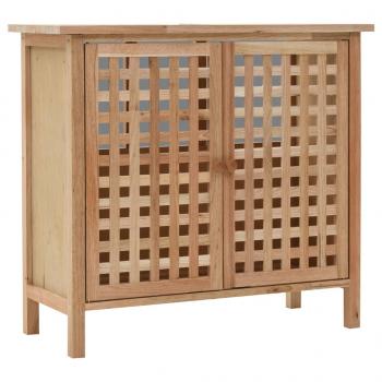 ARDEBO.de - Waschbeckenunterschrank Massivholz Walnuss 66x29x61 cm