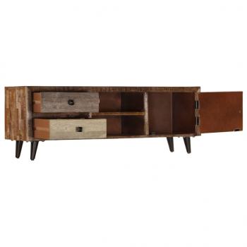 TV-Schrank 118×30×40 cm Massivholz Mango