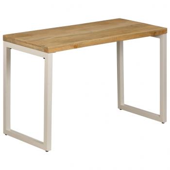 ARDEBO.de - Esstisch 115 x 55 x 76 cm Massivholz Mango und Stahl