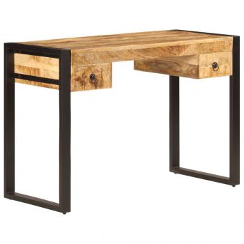 Schreibtisch mit 2 Schubladen 110 x 50 x 77 cm Mangoholz Massiv