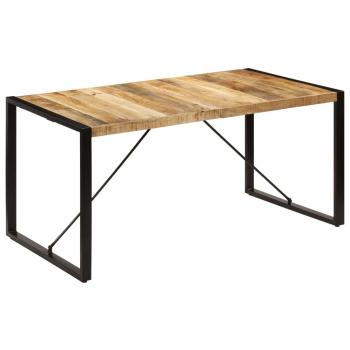 ARDEBO.de - Esstisch 160 x 80 x 75 cm Mangoholz Massiv