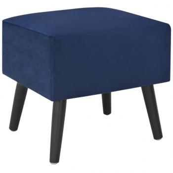 Nachttisch Blau 40 x 35 x 40 Samt