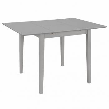 ARDEBO.de - Ausziehbarer Esstisch Grau (80-120)x80x74 cm MDF