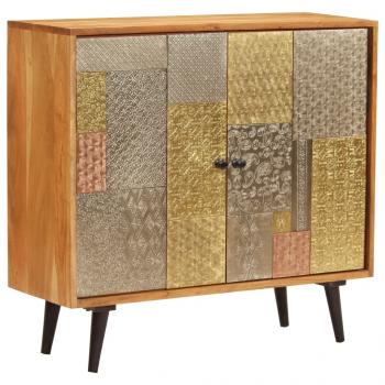 Sideboard 80x30x75 cm Massivholz Akazie