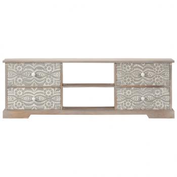 TV-Schrank 120x30x40 cm Massivholz Akazie