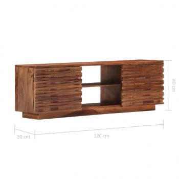 TV-Schrank 120x30x40 cm Massivholz Palisander