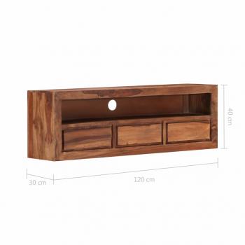 TV-Schrank 120x30x40 cm Massivholz Palisander