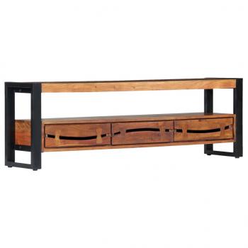 TV-Schrank 140x30x45 cm Massivholz Akazie