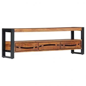 TV-Schrank 140x30x45 cm Massivholz Akazie