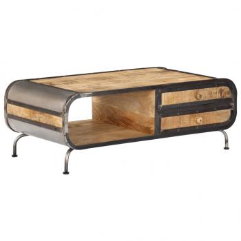 ARDEBO.de - Couchtisch 100 x 50 x 35 cm Mango-Massivholz