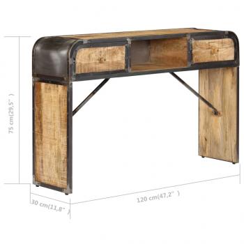 Sideboard 120 x 30 x 75 cm Mango-Massivholz