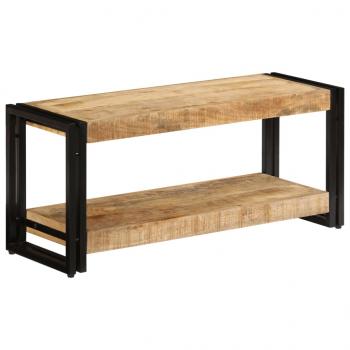 ARDEBO.de - TV-Schrank 90 x 30 x 40 cm Mango-Massivholz