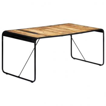 Esstisch 180 x 90 x 76 cm Raues Mango-Massivholz