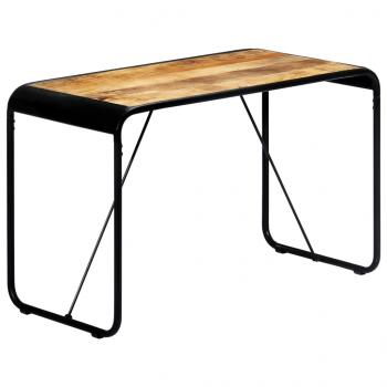 ARDEBO.de - Esstisch 118×60×76 cm Raues Massivholz Mango