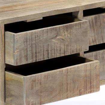 Sideboard 140×30×60 cm Massivholz Mango