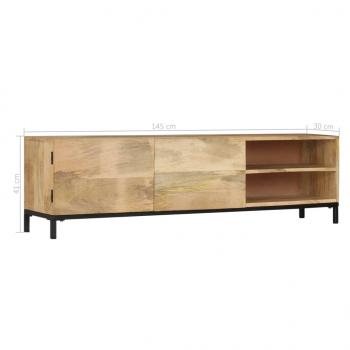 TV-Schrank 145 x 30 x 41 cm Mango-Massivholz