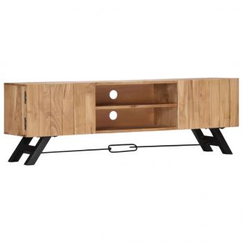 TV-Schrank 140 x 30 x 45 cm Massivholz Akazie