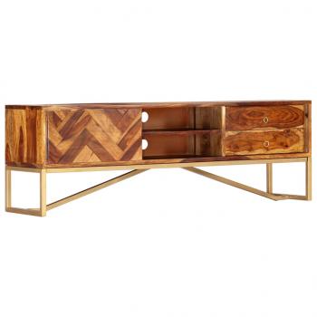 ARDEBO.de - TV-Schrank 140 x 30 x 45 cm Massivholz 