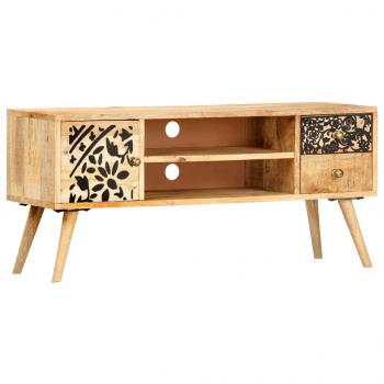 ARDEBO.de - TV-Schrank 100 x 30 x 45 cm Massivholz Mango