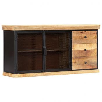 ARDEBO.de - Sideboard 150 x 40 x 75 cm Massivholz Mango 