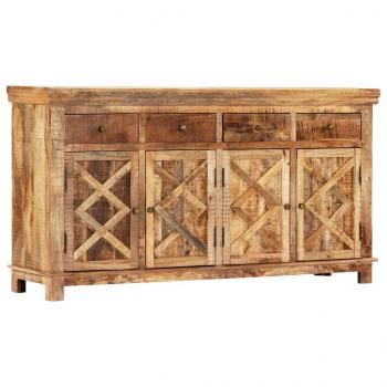 Sideboard mit 4 Schubladen 160 x 40 x 85 cm Massivholz Mango