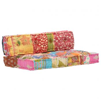 ARDEBO.de - Pouf Patchwork Stoff