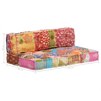 Pouf Patchwork Stoff