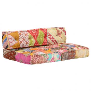 Pouf Patchwork Stoff