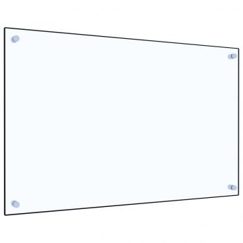 ARDEBO.de - Küchenrückwand Transparent 80×50 cm Hartglas