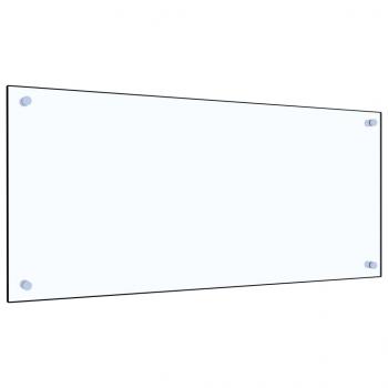 ARDEBO.de - Küchenrückwand Transparent 90×40 cm Hartglas