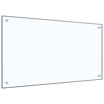 ARDEBO.de - Küchenrückwand Transparent 90×50 cm Hartglas