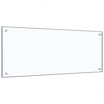 ARDEBO.de - Küchenrückwand Transparent 100×40 cm Hartglas