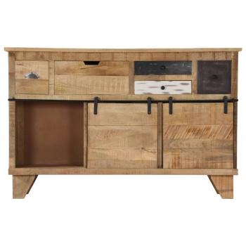 Sideboard 140x38x90 cm Massivholz Mango