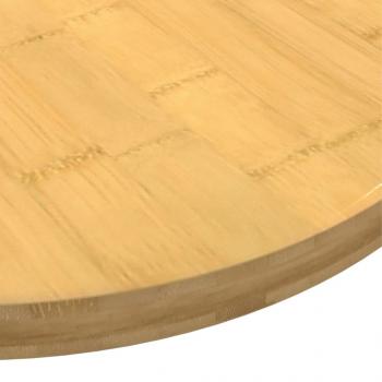 Tischplatte Ø40x2,5 cm Bambus