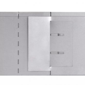 Rasenkanten 10 Stk. Verzinkter Stahl 100 x 20 cm