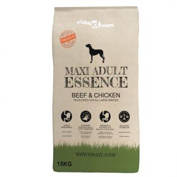 Trockenfutter Hunde Maxi Adult Essence Beef&Chicken 2 Stk 30 kg