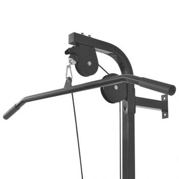 Fitnessstation Wandmontage mit Langhantel Kurzhantel Set 30,5kg